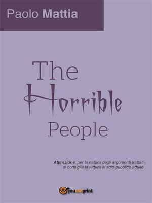 cover image of The Horrible People
